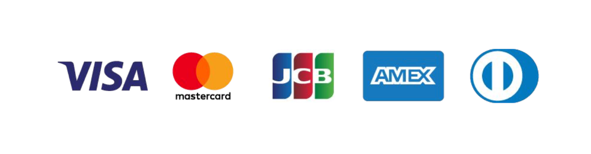 決済カードロゴ